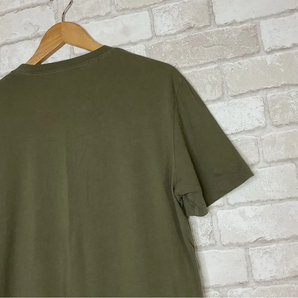 True Religion Men's Olive Green LA California Tee Size M